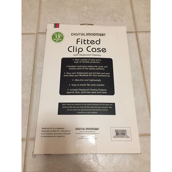 MacBook Air 13" Fitted Clip Case with Keyboard Overlay Metallic Gold‎ - Picture 5 of 5